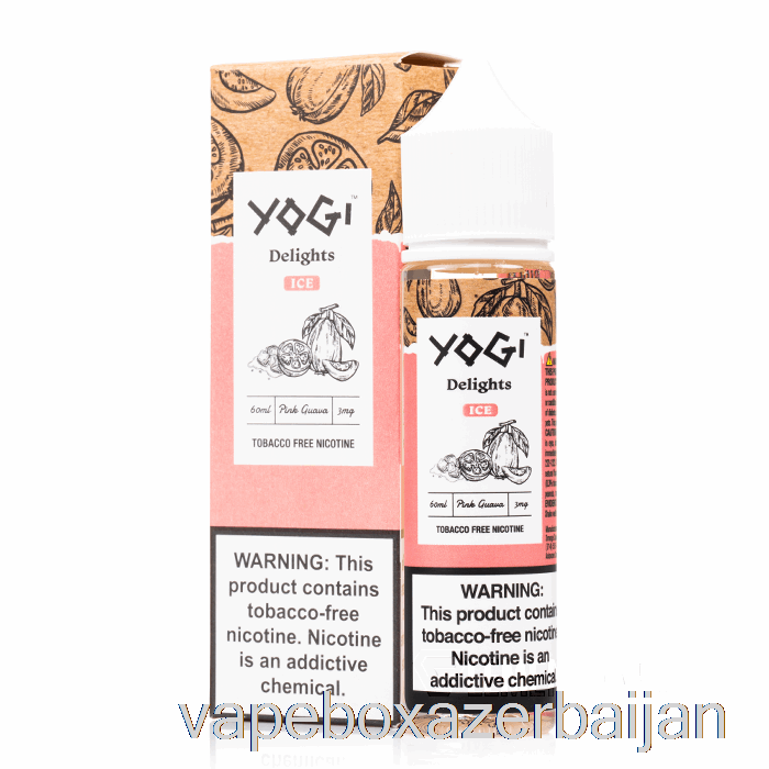 Vape Smoke Pink Guava Ice - Yogi Delights - 60mL 0mg